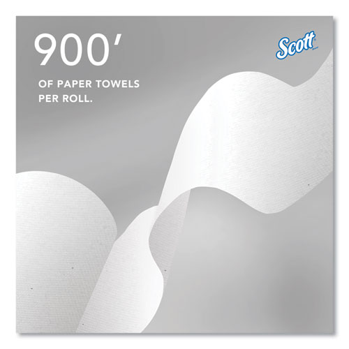 Picture of Pro Hard Roll Paper Towels with Absorbency Pockets, for Scott Pro Dispenser, Blue Core Only, 1-Ply, 7.5" x 900 ft, 6 Rolls/CT