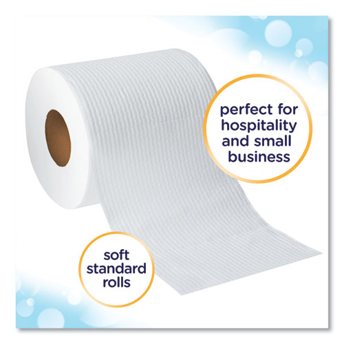 Picture of Clean Care Bathroom Tissue, Septic Safe, 1-Ply, White, 170 Sheets/Roll, 48 Rolls/Carton