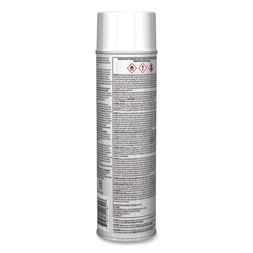 Picture of Stainless Steel Polish and Cleaner, Lemon Scent, 15 oz Aerosol Spray, Dozen