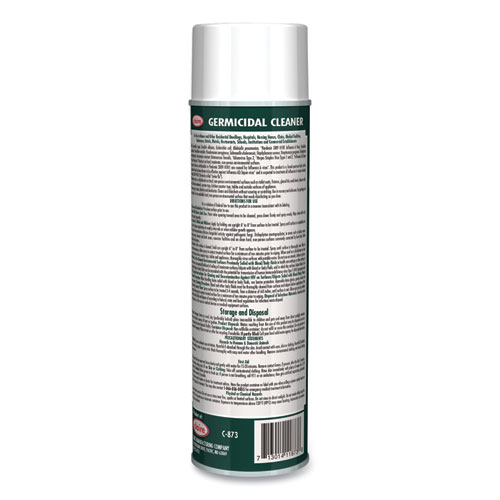 Picture of Germicidal Cleaner, Floral Scent, 19 oz Aerosol Spray, Dozen