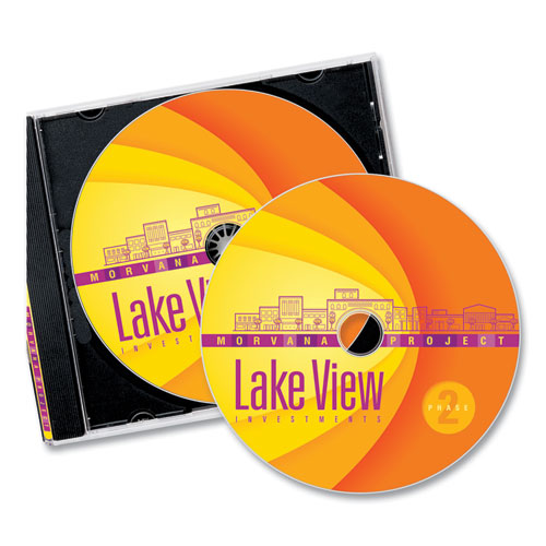 Picture of Inkjet Full-Face CD Labels, Glossy White, 20/Pack