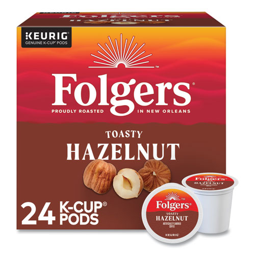 Picture of Toasty Hazelnut Coffee K-Cups, 24/Box