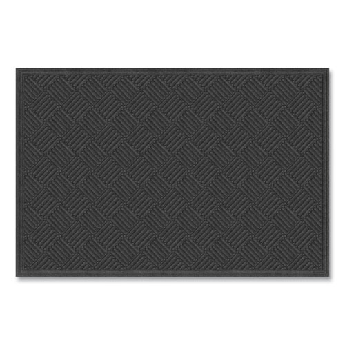 Picture of Ecomat Crosshatch Entry Mat, 48 x 72, Charcoal