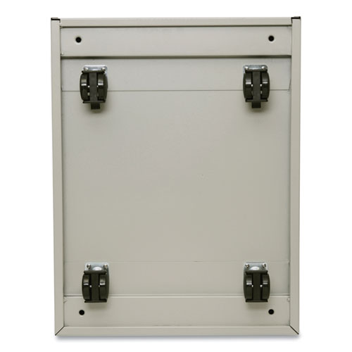 Picture of File Pedestal with Full-Length Pull, Left or Right, 3-Drawers: Box/Box/File, Legal/Letter, Putty, 14.96" x 19.29" x 27.75"