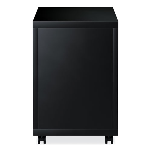 Picture of File Pedestal with Full-Length Pull, Left or Right, 2-Drawers: Box/File, Legal/Letter, Black, 14.96" x 19.29" x 21.65"