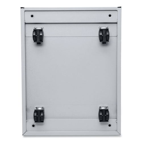 Picture of File Pedestal with Full-Length Pull, Left or Right, 2-Drawers: Box/File, Legal/Letter, Light Gray, 14.96" x 19.29" x 21.65"