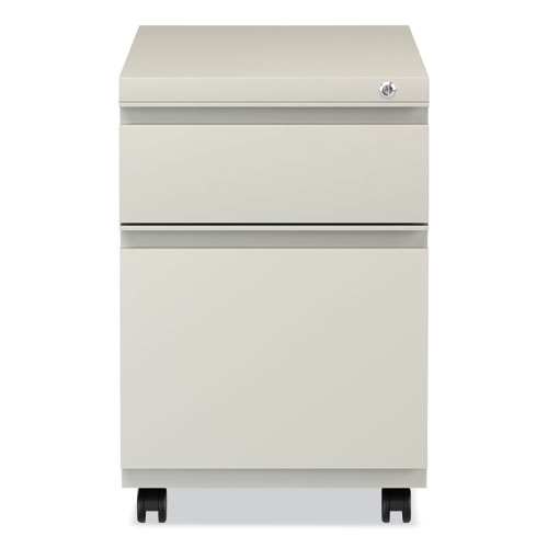 Picture of File Pedestal with Full-Length Pull, Left or Right, 2-Drawers: Box/File, Legal/Letter, Putty, 14.96" x 19.29" x 21.65"