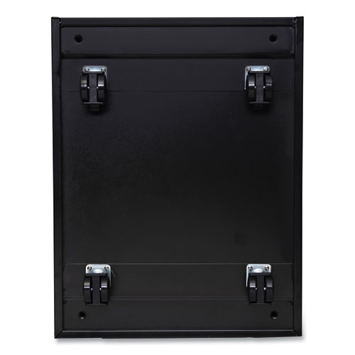 Picture of File Pedestal with Full-Length Pull, Left or Right, 2 Legal/Letter-Size File Drawers, Black, 14.96" x 19.29" x 27.75"