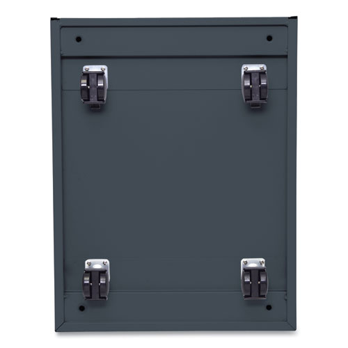 Picture of File Pedestal with Full-Length Pull, Left or Right, 2 Legal/Letter-Size File Drawers, Charcoal, 14.96" x 19.29" x 27.75"