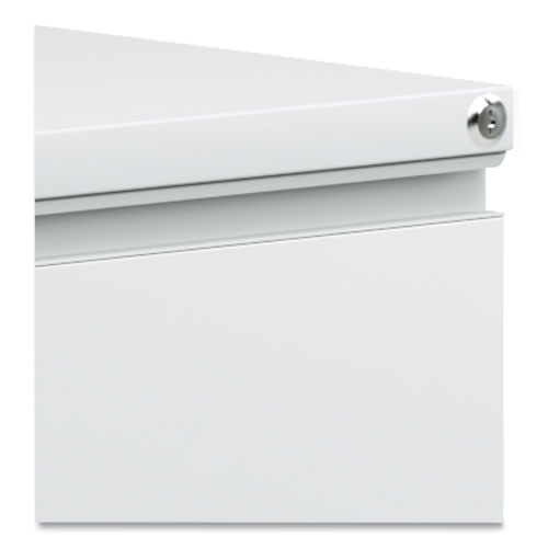 Picture of File Pedestal with Full-Length Pull, Left or Right, 2 Legal/Letter-Size File Drawers, Light Gray, 14.96" x 19.29" x 27.75"