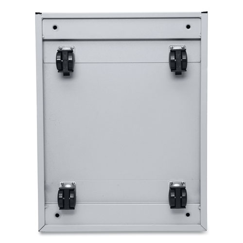 Picture of File Pedestal with Full-Length Pull, Left or Right, 2 Legal/Letter-Size File Drawers, Light Gray, 14.96" x 19.29" x 27.75"