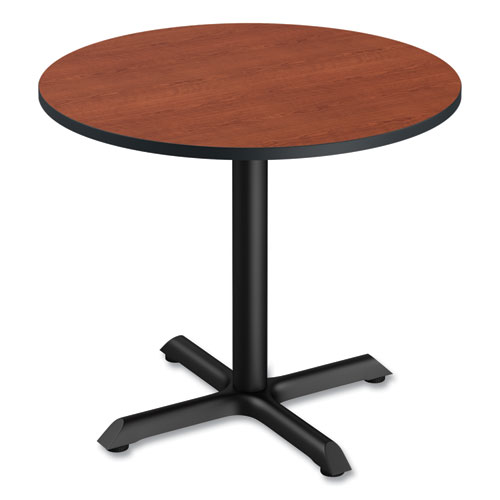 Picture of Reversible Laminate Table Top, Round, 35.5" Diameter, Medium Cherry/Mahogany