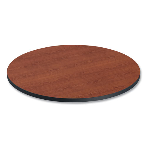 Picture of Reversible Laminate Table Top, Round, 35.5" Diameter, Medium Cherry/Mahogany