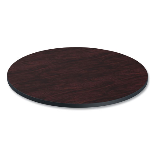 Picture of Reversible Laminate Table Top, Round, 35.5" Diameter, Medium Cherry/Mahogany