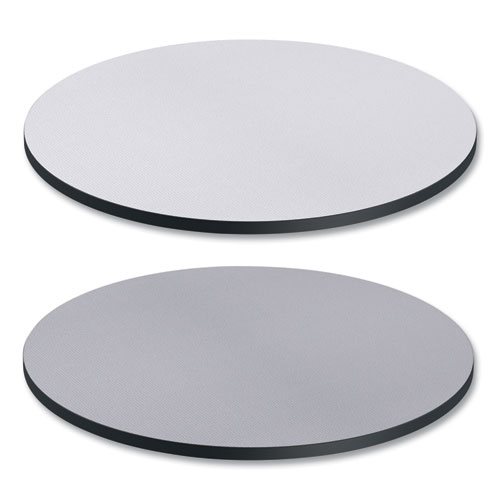 Picture of Reversible Laminate Table Top, Round, 35.5" Diameter, White/Gray