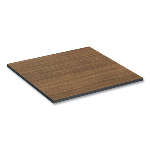 Picture of Reversible Laminate Table Top, Square, 35.38w x 35.38d, Espresso/Walnut