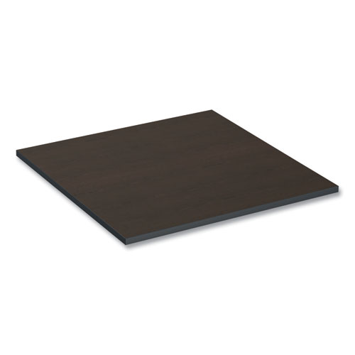 Picture of Reversible Laminate Table Top, Square, 35.38w x 35.38d, Espresso/Walnut