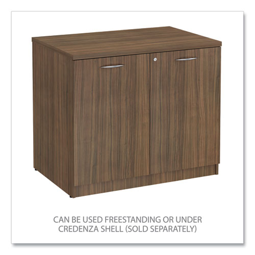 Picture of Alera Valencia Series Storage Cabinet, 34.3w x 22.78d x 29.5h, Modern Walnut