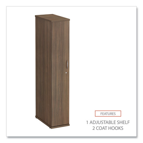 Picture of Alera Valencia Series Wardrobe, 11.88w x 22.78d x 65h, Modern Walnut