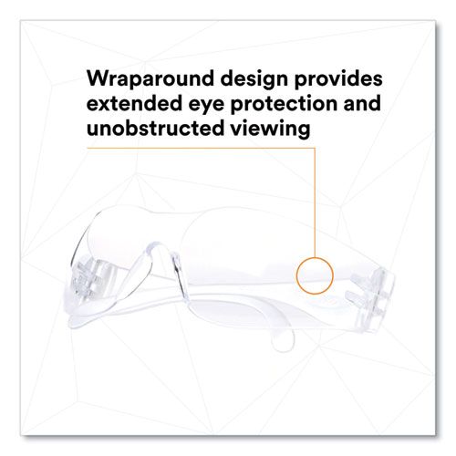 Picture of Virtua Protective Eyewear, Clear Polycarbonate Frame, Clear Polycarbonate Lens