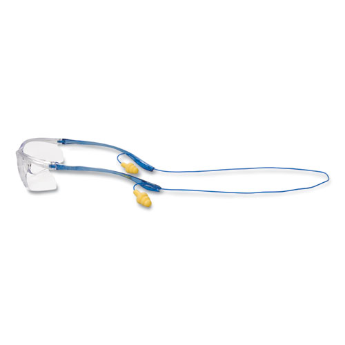 Picture of Virtua Sport CCS Protective Eyewear, Blue Plastic Frame, Clear Polycarbonate Lens