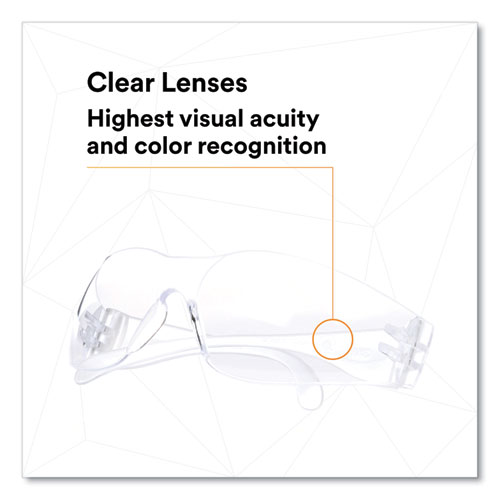 Picture of Virtua Protective Eyewear, Clear Polycarbonate Frame, Clear Polycarbonate Lens