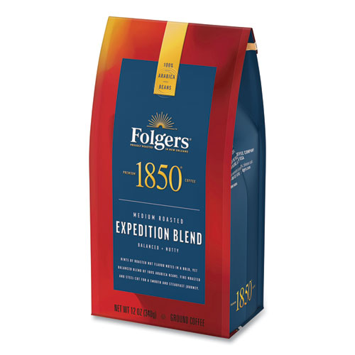 Picture of Coffee, Expedition Blend, Medium Roast, Ground, 12 oz Bag, 6/Carton