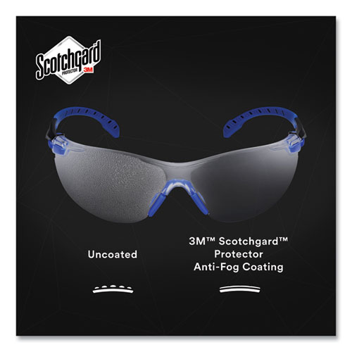 Picture of Solus 1000 Series Safety Glasses, Blue Plastic Frame, Clear Polycarbonate Lens