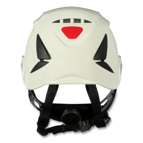 Picture of SecureFit X5000 Series Safety Helmet, Vented, 6-Point Pressure Diffusion Ratchet Suspension, White