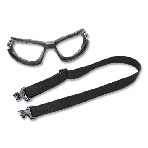 Picture of Solus 1000-Series Safety Glasses, Green Plastic Frame, Clear Polycarbonate Lens