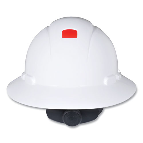 Picture of SecureFit H-Series Hard Hats, H-800 Hat with UV Indicator, 4-Point Pressure Diffusion Ratchet Suspension, White