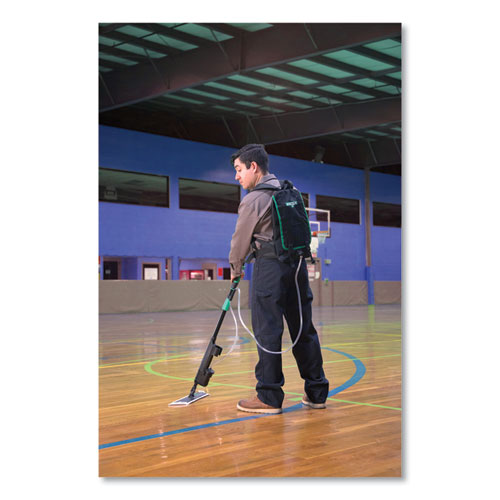 Picture of Excella Floor Finishing Kit, 20" Head, 48" to 65" Black/Green Plastic Handle