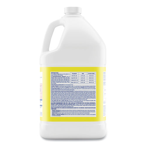 Picture of Disinfectant Deodorizing Cleaner Concentrate, Lemon Scent, 128 oz Bottle