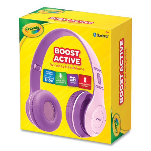 Picture of Boost Active Wireless Headphones, Pink/Purple