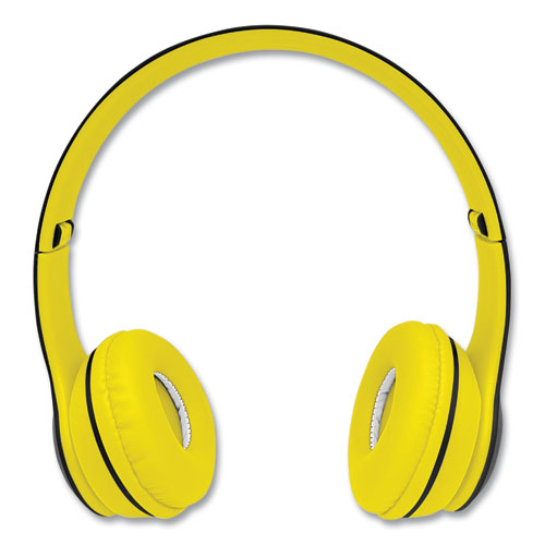 Picture of Boost Active Wireless Headphones, Black/Yellow