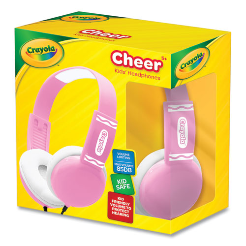 Picture of Cheer Wired Headphones, Pink/White