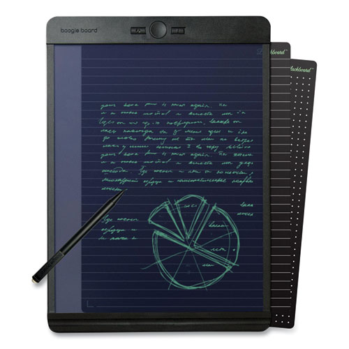 Picture of Blackboard Original Reusable Writing Tablet, 8.5" x 11" LCD Screen, 10.5" x 1" x 13.8", Black