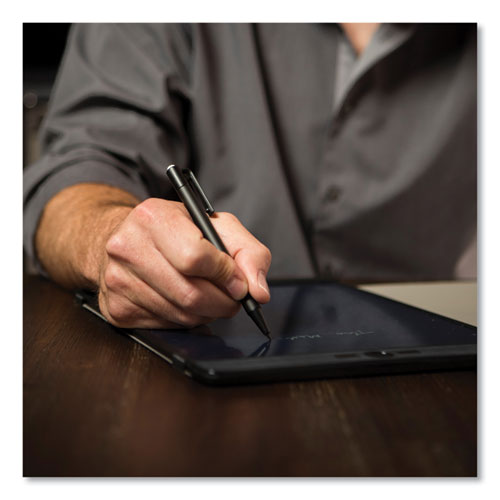 Picture of Blackboard Original Reusable Writing Tablet, 8.5" x 11" LCD Screen, 10.5" x 1" x 13.8", Black