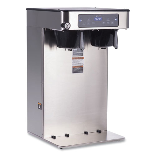 Picture of ICB Infusion Series Twin Tall Coffee Brewer, 51 Cups, Silver/Black