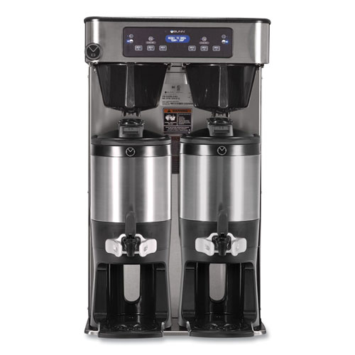 Picture of ICB Infusion Series Twin Tall Coffee Brewer, 51 Cups, Silver/Black