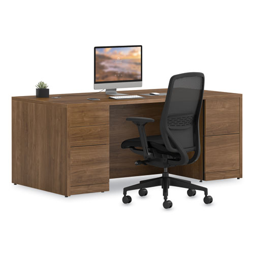 Picture of 10500 Series Double Full-Height Pedestal Desk, Left: Box/Box/File, Right: File/File, 72" x 36" x 29.5", Pinnacle