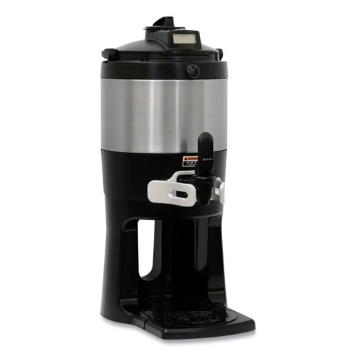 Picture of ThermoFresh Server, 128 oz, Silver/Black