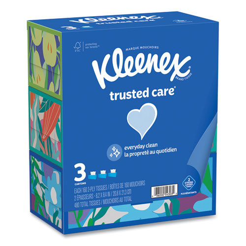 Trusted+Care+Facial+Tissue%2C+2-Ply%2C+White%2C+160+Sheets%2FBox%2C+3+Boxes%2FPack%2C+12+Packs%2FCarton