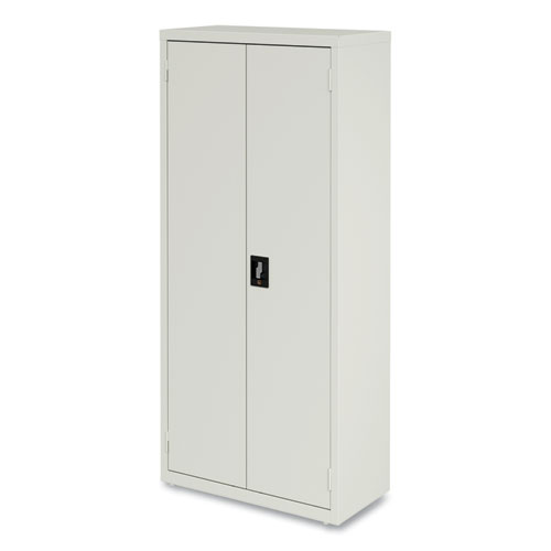 Picture of Economy Assembled Storage Cabinets, 3 Shelves, 30" x 15" x 66", Light Gray