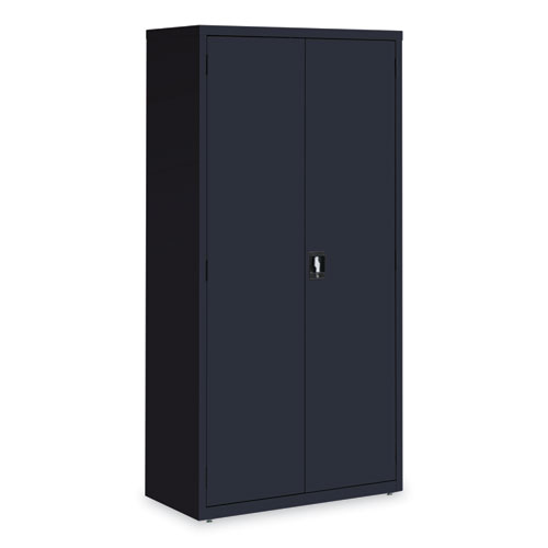 Picture of Economy Assembled Storage Cabinets, 5 Shelves, 36" x 18" x 72", Black