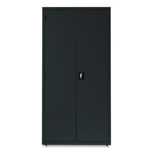 Picture of Economy Assembled Storage Cabinets, 5 Shelves, 36" x 18" x 72", Black