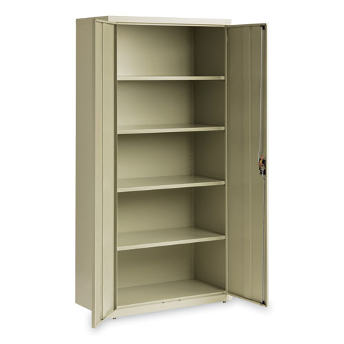 Picture of Economy Assembled Storage Cabinets, 5 Shelves, 36" x 18" x 72", Putty