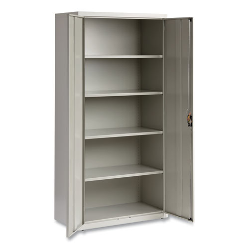 Picture of Economy Assembled Storage Cabinets, 5 Shelves, 36" x 18" x 72", Light Gray