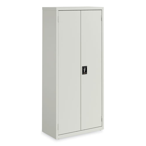 Picture of Economy Assembled Storage Cabinets, 3 Shelves, 30" x 15" x 66", Light Gray