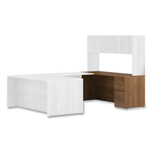 Picture of 10500 Series Full-Height Right Pedestal Credenza, 72" x 24" x 29.5", Pinnacle